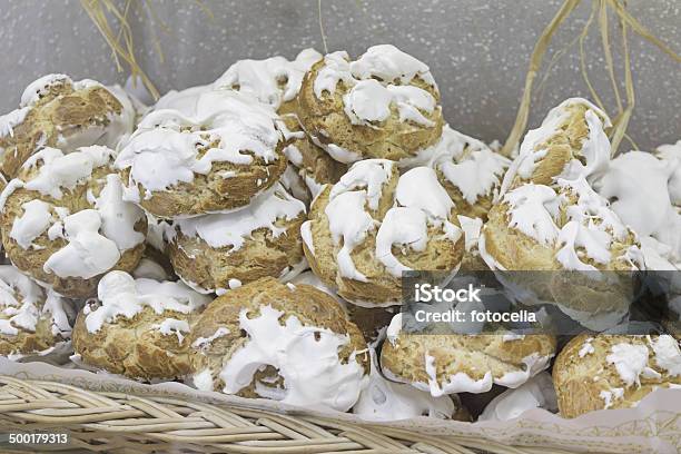 Bagel With White Sugar Stock Photo - Download Image Now - Bagel, Baked Pastry Item, Bakery