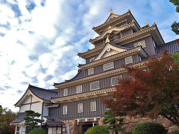 Okayama Castle located in Okayama Prefecture, Japan. Okayama, Japan - November 20, 2015: Okayama Castle in the city of Okayama in Okayama Prefecture,  Japan.  okayama prefecture stock pictures, royalty-free photos & images