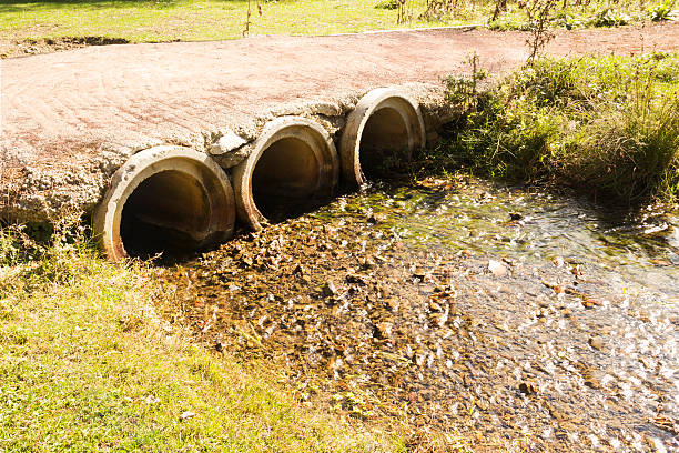 istock Sewer pipes at outdoors 500188276
