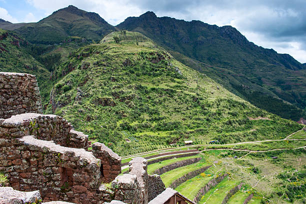 istock Pisac - Inca ruins in Peruvian Andes, 500188528