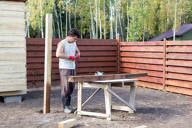 istock man turns on power circular saw for cutting beams 500190154