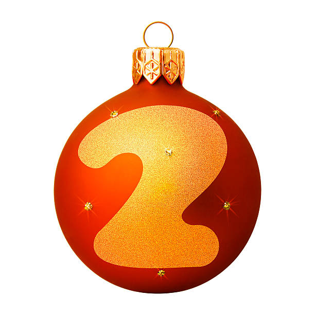 istock Red Christmas ball with a letter 500194511