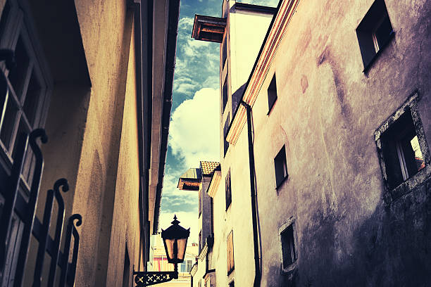 istock The walls and windows of old Riga 500194909