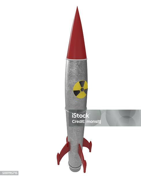 Nuclear Warhead Com Máscara De Recorte - Fotografias de stock e mais imagens de Agressão - Agressão, Alvo Militar, Arma Nuclear