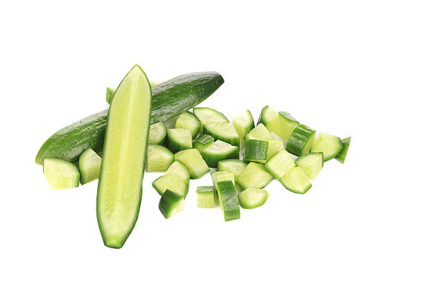 istock Sliced tasty cucumber. 500195787
