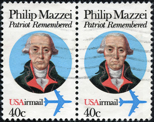 istock USA stamp shows Philip Mazzei 500197171