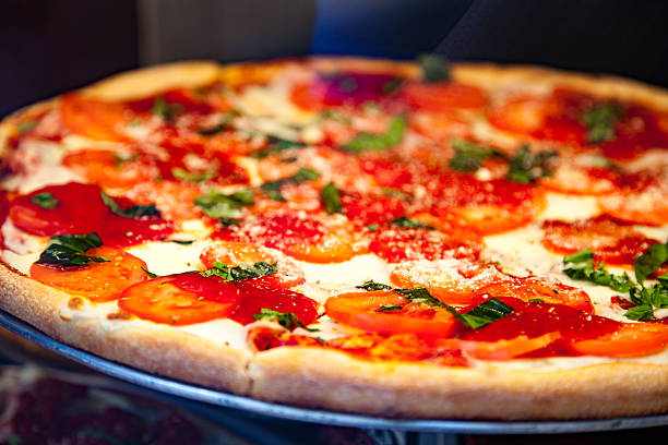 Delicious fresh made italian pizza