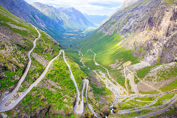 istock The view from the height of the trollstigen 500198256