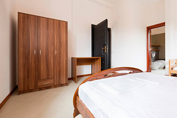 istock Interior of an elegant hotel bedroom 500198550