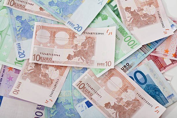 istock Background of euros money 500198769