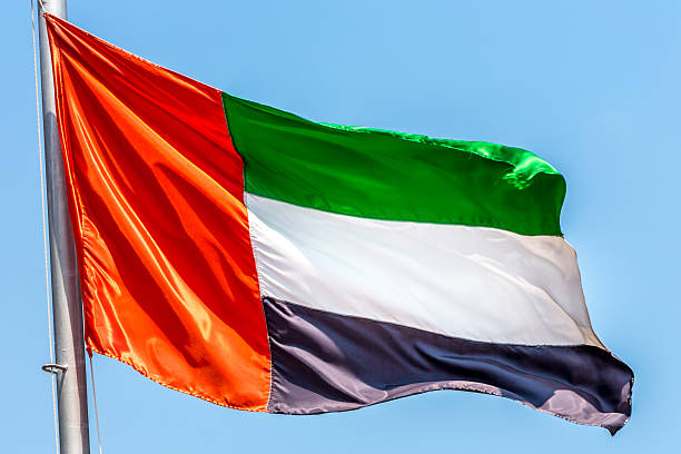 istock UAE, United Arab Emirates flag 500199807