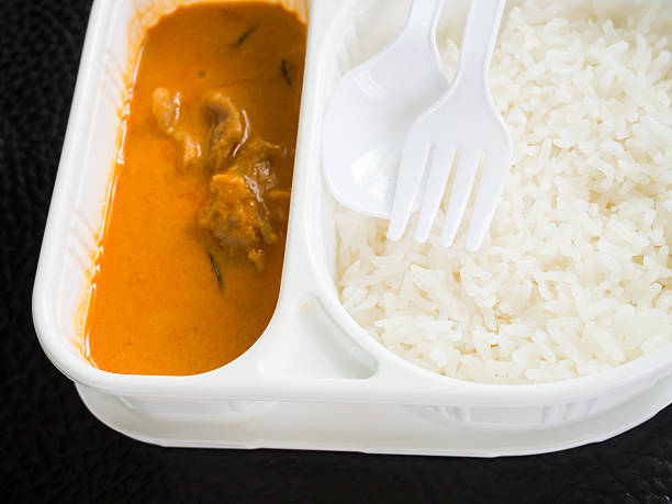 istock Rice and curry in the meal box set 500201475