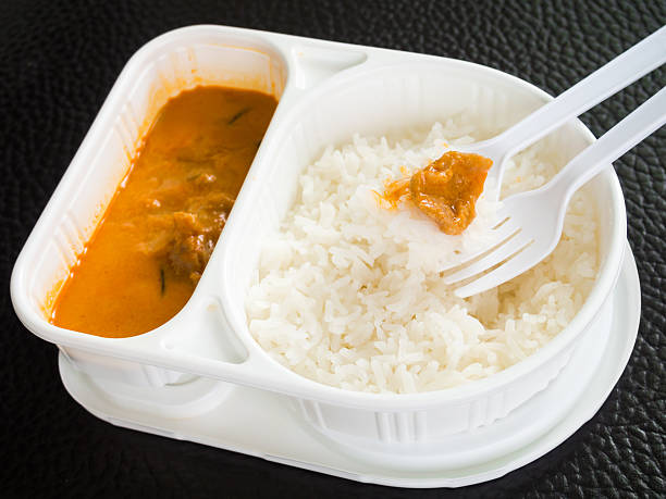 istock Rice and curry in the meal box set 500201501