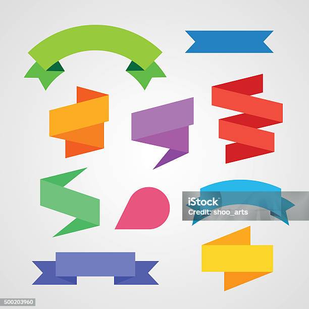 Writing Vector Labels Paper Labels Vector Set Stock Illustration - Download Image Now - 2015 ...