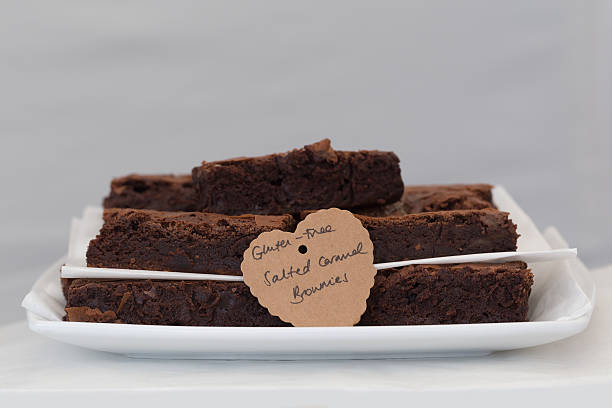 Gluten-Free Brownies stock photo