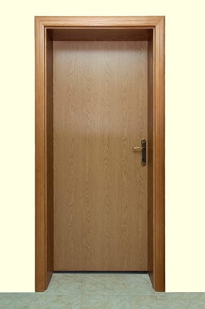 istock Wooden door 500211682