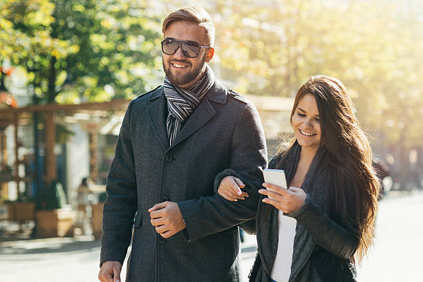 istock Couple having fun in the city 500213880