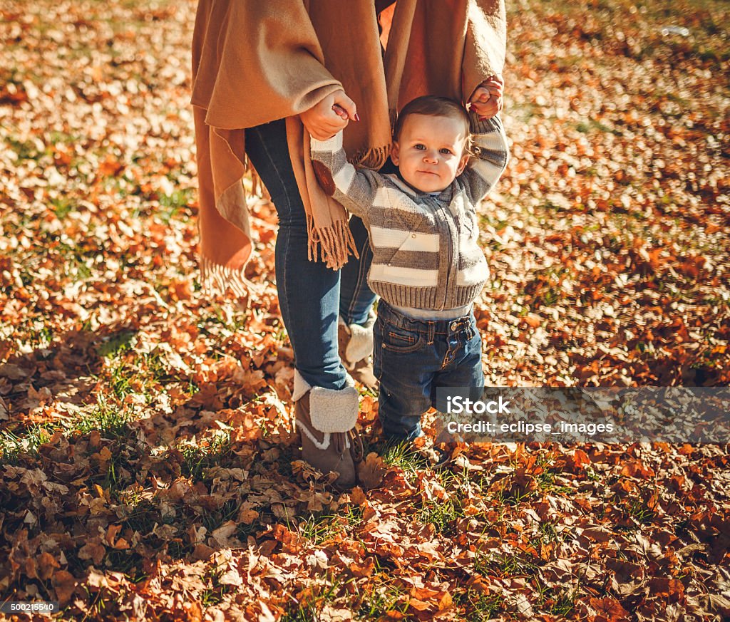 Mother with child in park 12-17 Months Stock Photo