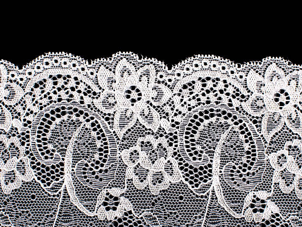 Abstract white lace pattern closeup White lace abstract real photography lace black lingerie floral pattern stock pictures, royalty-free photos & images