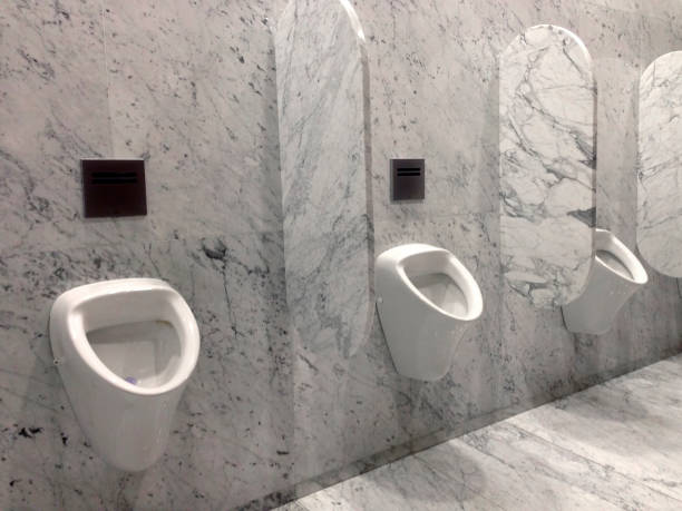 urinóis - toilet public restroom bathroom flushing imagens e fotografias de stock