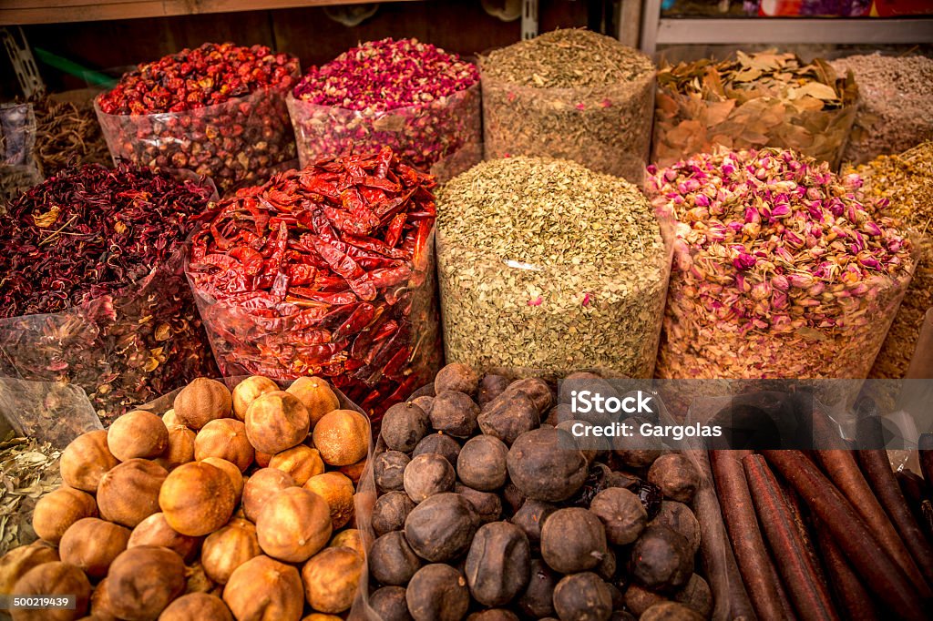 Especiarias souk em Dubaïemirates.kgm - Royalty-free Alcarávia Foto de stock