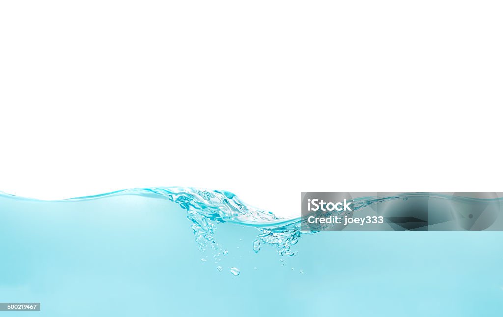 pure water water isolate on white background Beauty In Nature Stock Photo