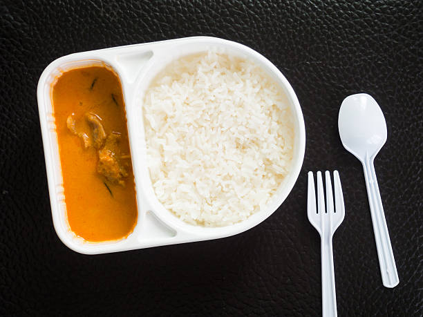 istock Rice and curry in the meal box set 500219591