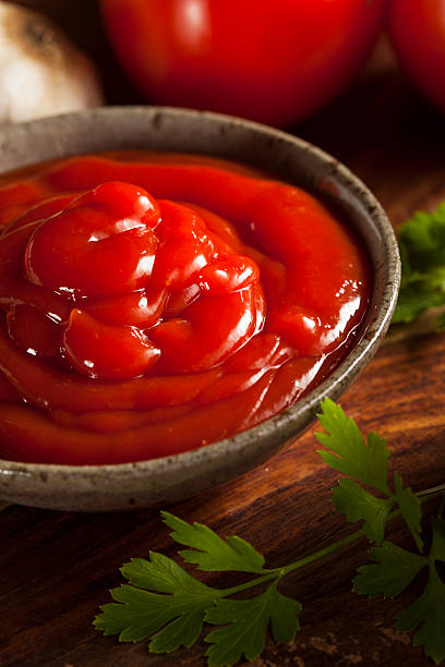 istock Organic Red Tomato Ketchup 500220783