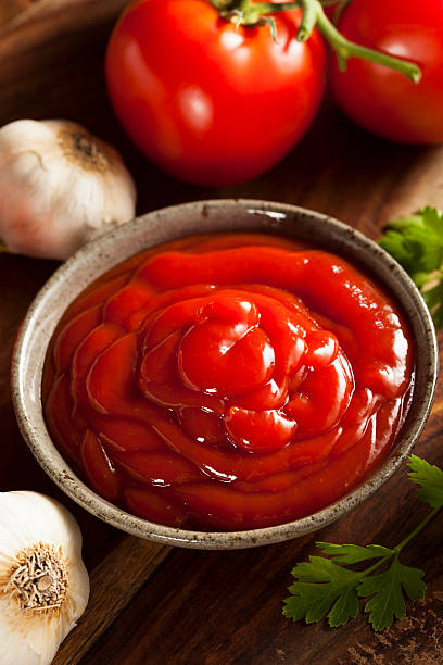 istock Organic Red Tomato Ketchup 500220907