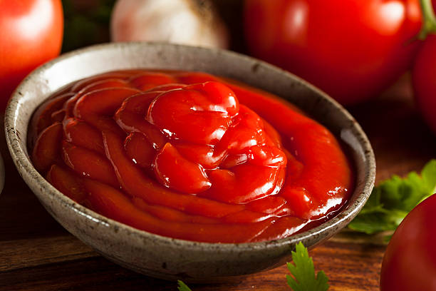 istock Organic Red Tomato Ketchup 500221591