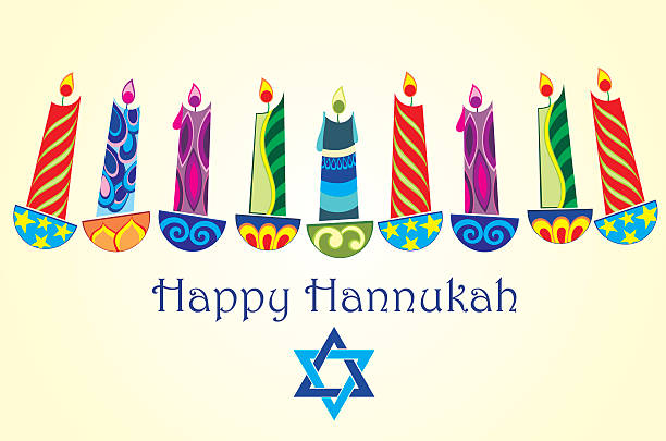 ilustrações, clipart, desenhos animados e ícones de feliz hanukkah! - holiday happiness menorah hanukkah