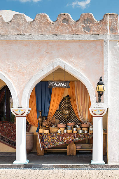 istock Typical geometry of the Arabic architecture. 500225836