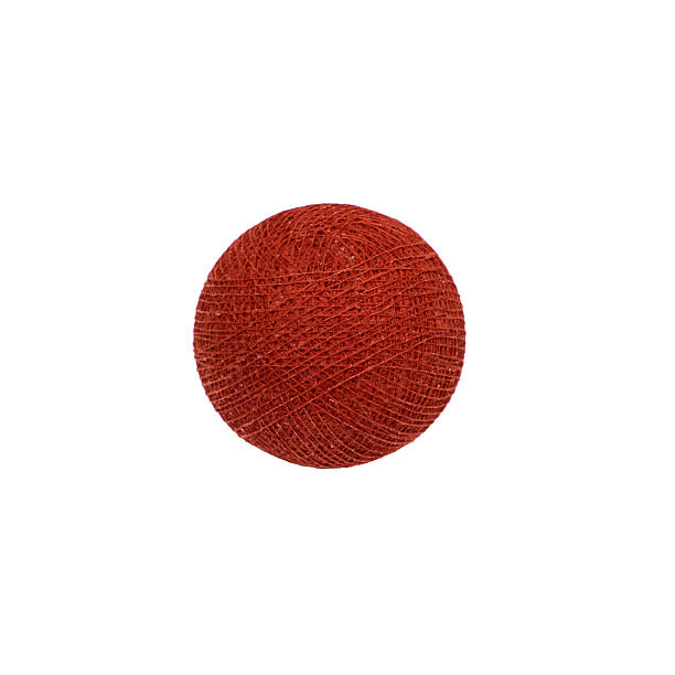 istock red Christmas ball isolated on white background 500228172
