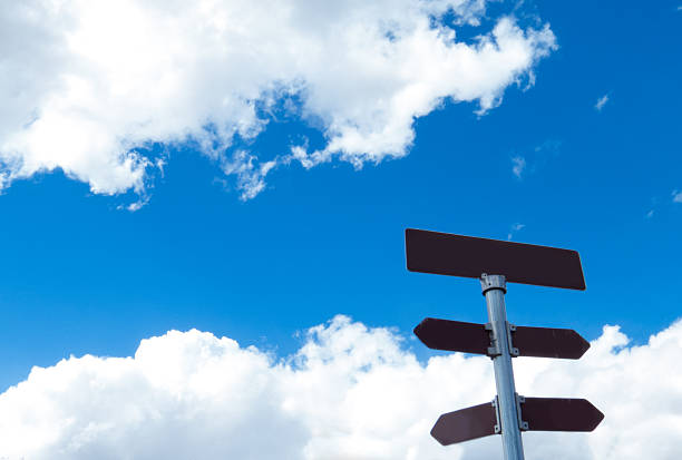 istock Blank Street Sign 500232680
