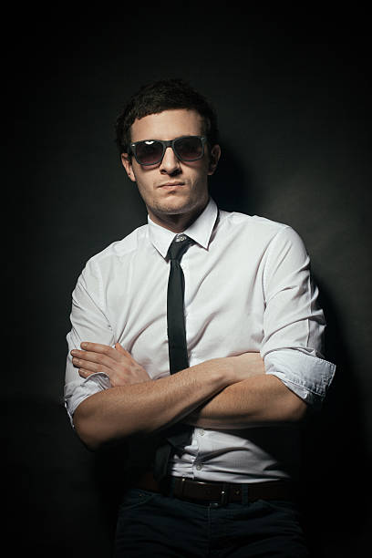 istock Handsome young man with sunglasses 500233470