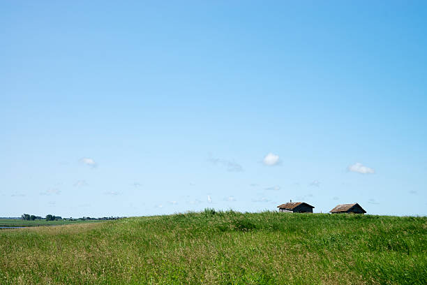 istock Remote Prairie Landscape with Abandoned Buildings 500233663