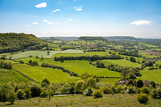 istock Beautiful Rolling Landscape In The Cotswolds, England 500234546
