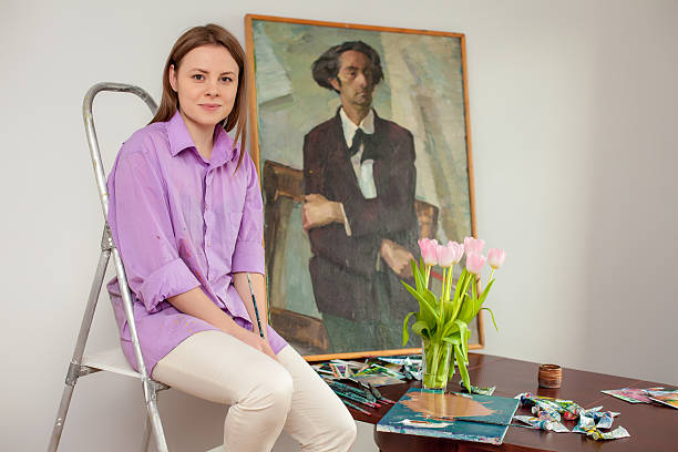 istock Creative artist for drawing in the studio 500234770