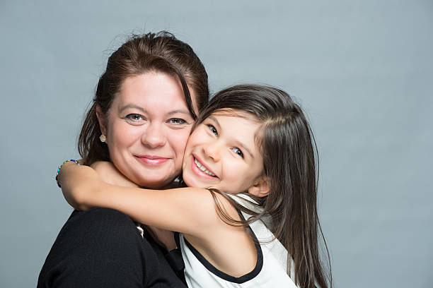 istock Modern family, daugter hugging her mother 500236783