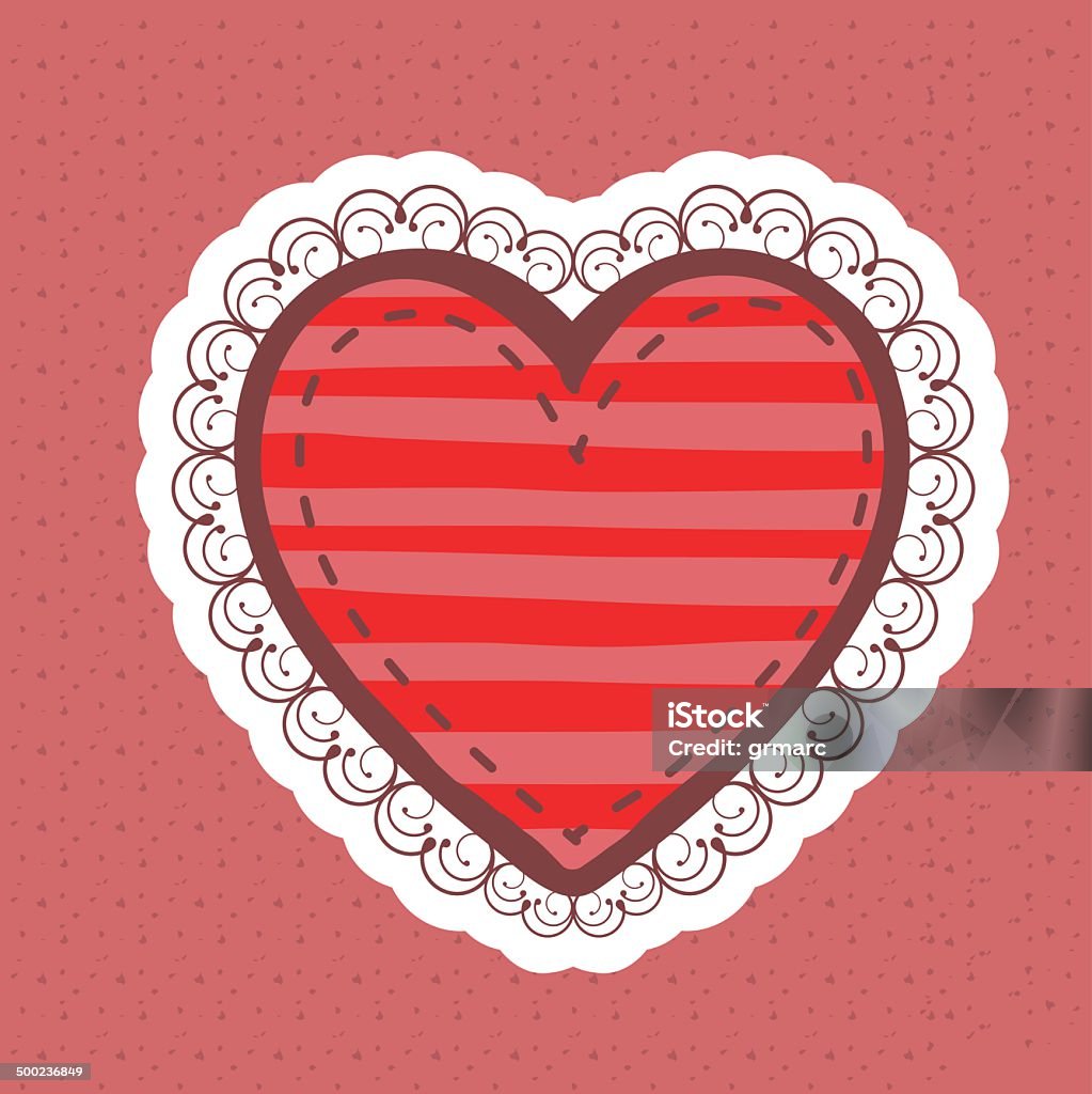 heart design heart design over dotted  background vector illustration Beauty In Nature stock vector