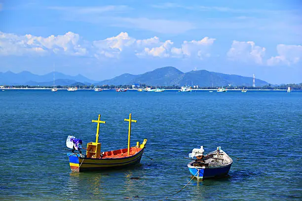 Photo of Ao Manao Beach in Prachuap Khiri Khan Province Thailand. Ao Manao Beach in Prachuap Khiri Khan Province Thailand.