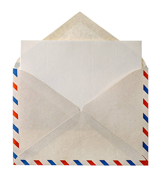 istock vintage air mail envelope letter isolated on white 500238007