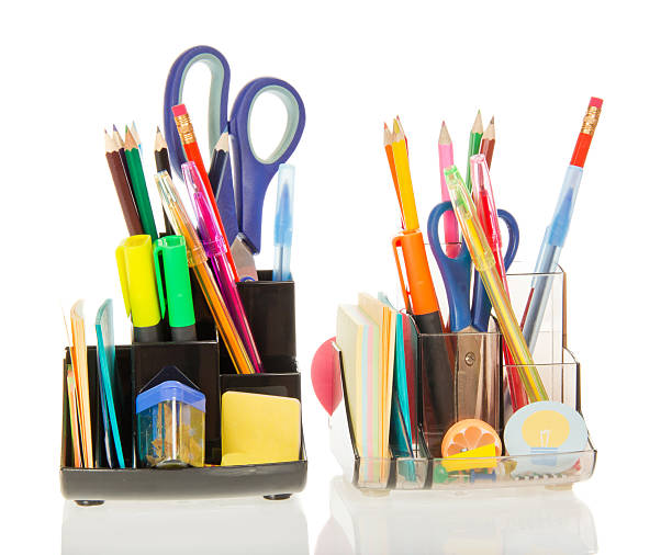 istock Two supports with the office supply 500239637