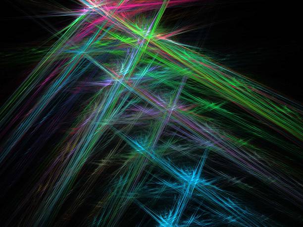 istock Digital Fractal on Black 500241139