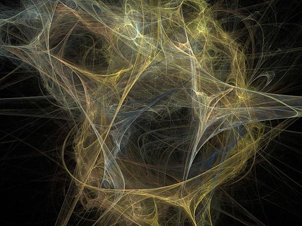istock Digital Fractal on Black 500241283