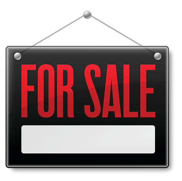 For Sale For Sale business sign. EPS 10 file. Transparency effects used on highlight elements. for sale sign information sign information symbol stock illustrations