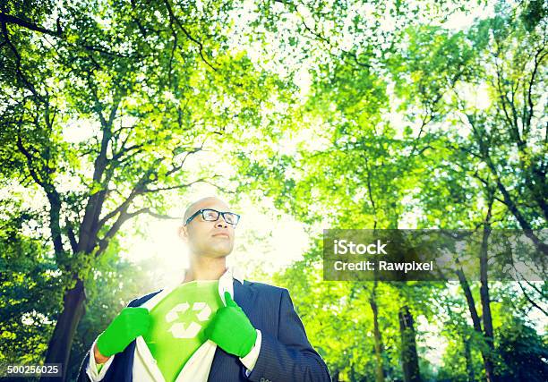 Conservative Businessman Stock Photo - Download Image Now - Environmental Conservation, Superhero, Adult