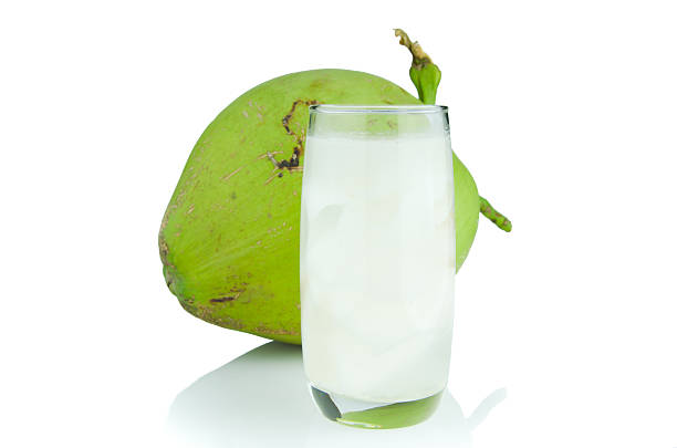 istock coconut juice on isolated 500256674
