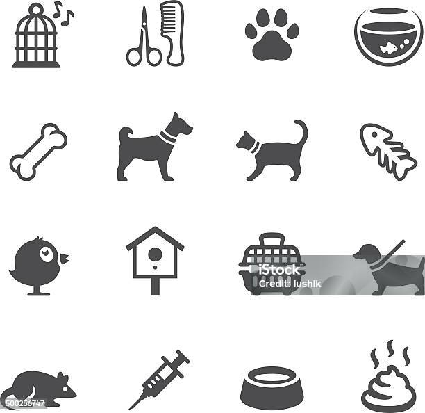 Soulico Icons Pets Stock Illustration - Download Image Now - Icon Symbol, Dog, Illustration