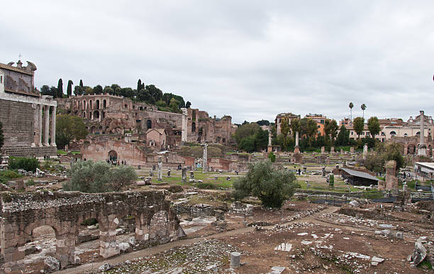 imperial fora w rzymie - travel tourist roman forum rome zdjęcia i obrazy z banku zdjęć
